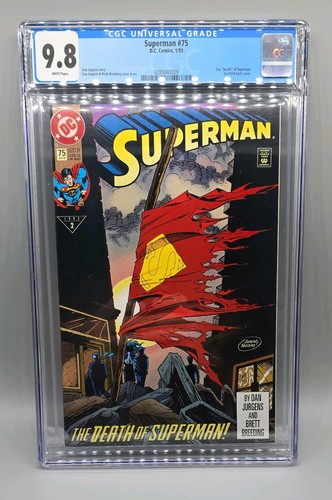 Superman cgc death - cgc, 9.8